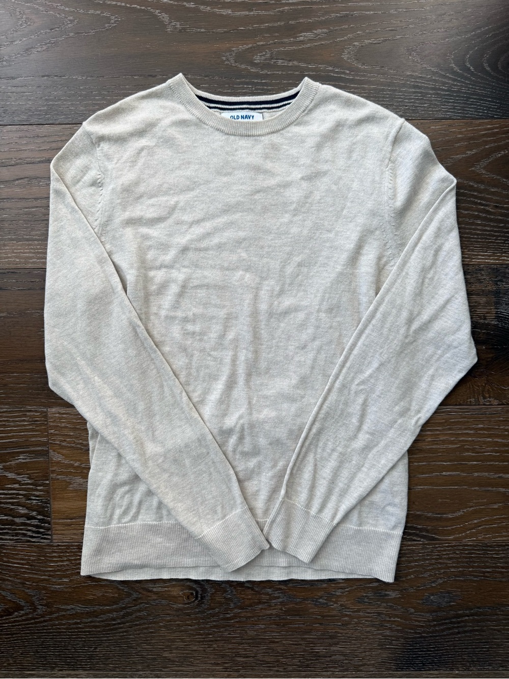 Old Navy Men’s Lightweight Crewneck Sweater - Light Beige